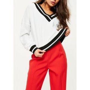 Missguided Cropped V Top